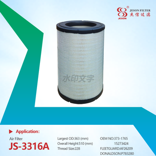 JS-3316AB 373-1765 3731765 Air Cleaner Outer 290-8676 2908676 Kit Gasket 6E-5378 6E5378 Valve Group-Relief 3P-9394 Machinery Engine Parts