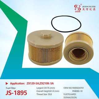 JS-1895 YA00024701 YAOTAI Supply Construction Machinery Parts Fuel Filter YA00024701 SN914010
