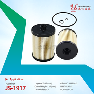 JS-1917 High Performance Diesel Generator Set Recyclable Fuel Filter 22296415 21746575 EF-18060 SN30057