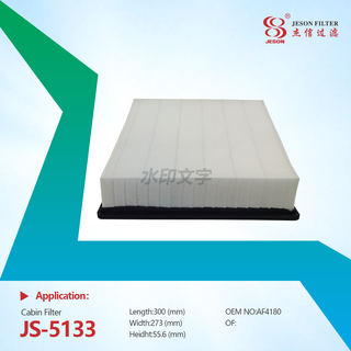 JS-5133 Truck Cabin Air Filter AF4180 SC90009 P536429 AE27410 1070266 3100291 AF536429 Compatibility for CATERPILLAR 771D 769D 773D 773F
