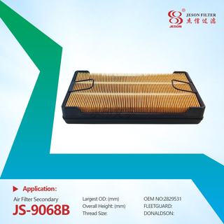 JS-9068AB 2829529 2829531 Hot Selling Wholesale Air Filter for Heavy Duty Truck Engines Filter diesel Filter Spare Parts 2829529 2829531
