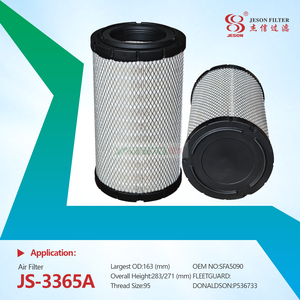 JS-3365A High-Performance High Efficiency Truck Air Filters Model New Condition For Vehicle Air Filtration SFA5090 P536733 A6520