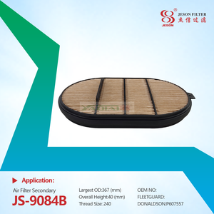 JS-9084AB New Excavator Honeycomb Air Filter Engine Spare Part for Trucks Part Numbers P608677 43863232 P622092 P608668 84310006 P607557
