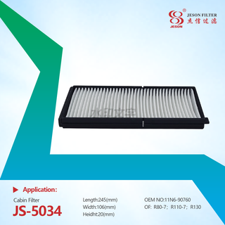 JS-5034 Manufacturer Supplies High Quality Cabin Filters PA30229 P753339 AF26474 11N6-90760 AM880002002 Cabin air Filter