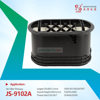 JS-9102A Factory Priced High Quality Weichai Truck Engine Parts New Honeycomb Air Filters 1003267800 1003267807