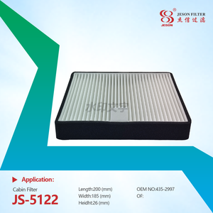 JS-5122 Construction Machinery Parts Cabin Air Filter 435-2997 for Cat C2.4 C2.6 C3.3B Excavator 305.5E 305.5E2 306E