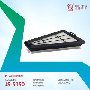 JS-5150 488-6446 High Quality Cabin Air Filter Assembly Air Intake Standard Efficiency for 320D2 Engines Filter Parts 4886446 SC90439