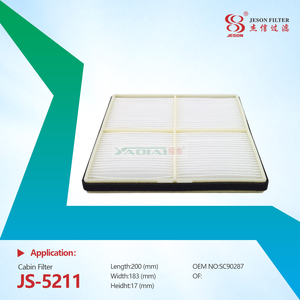 JS-5211 High Efficiency China High Quality Wholesale 51186-42300 KHR27540 SC90287 Air Conditioner Filter Element