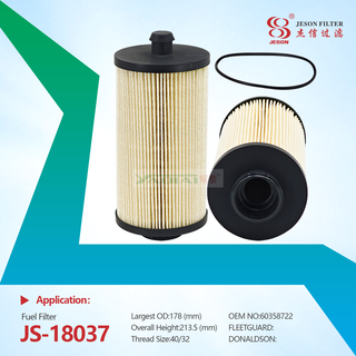 JS-18037 Hot Selling Factory Direct New Fuel Filter High Quality Fuel Filter Element 60358722 60358721 CC580