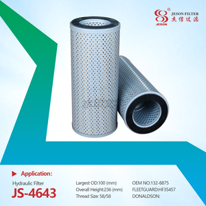 JS-4643 3434464 China Factory Supply Truck Parts Hydraulic Oil Filter 343-4464 P573299 SH66081 PT189 132-8875