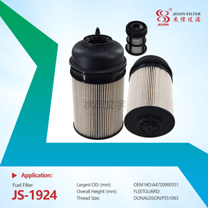 JS-1924 Newpars Truck Fuel Filter Diesel Engine Kit A4720900451 A4720900551 FK13850NN for Detroit DD13 DD15 DD16 Honor Neutral Packing