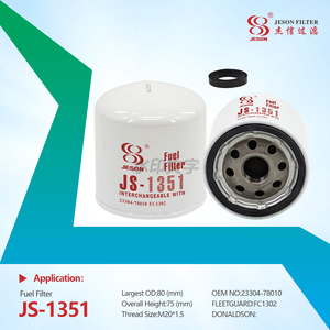 JS-1351 Diesel Engine Fuel Filters FC-1302 7001/33009 23304-78010 3I-1591 for Excavators P550127 33390MP
