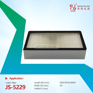 JS-5229 High Quality Tractor air Conditioning Filter element 282619 Replacement Cabin Filter SC40094 OE#282619 SKL46456