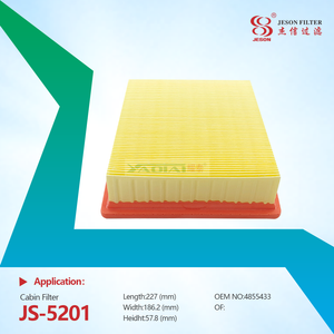 JS-5201 485-5433 4855433 Cabin Air Filter for ARTICULATED TRUCK 740 GC 730 745 with Factory Wholesale