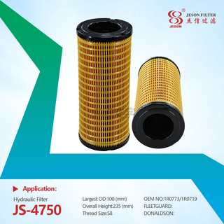 JS-4750 Hot Sale High Performance Engine Oil Filter Hydraulic Return Filter 1R-0773 P164200 2P3576 1R0719 1R0773