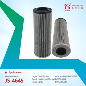 JS-4645 Hot Sell Quality Hydraulic Oil Filter 311275 64066532 Hydraulic Return-line Oil Filter Element