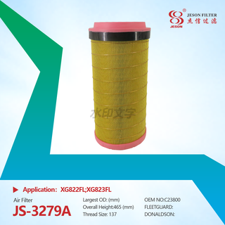JS-3279AB C23800 CF1350 High Quality Factory Supply Air Filter for Truck Tractor Diesel Engines Parts C23800 CF1350 SA17460 SA17461