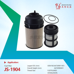 JS-1904 Truck Fuel Filter PF9908 P551063 A4700903151 A4720900451 A4720900551 FK13850NN for Detroit Diesel Engine Kit DD13 DD15 DD16
