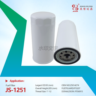 JS-1251 Fuel filter High quality 25014274 FF5207 P556915