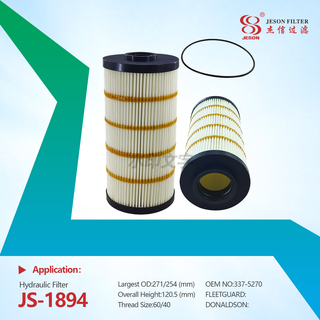 JS-1894 Wholesale High Quality Hot Sale Factory Price 337-5270 338-3540 341-6643 361-7480 Caterpillar Hydraulic Filter