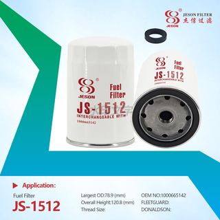 JS-1512 Original Diesel Filter for WEICHAI WP2 3 Engine Parts 1000622860 1000665142 Construction Machinery Excavator
