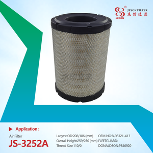 JS-3252A High Quality 8-98321-413-0 New Replacement Air Filter Element Factory Direct Sales for Heavy Truck & Car Engine Fuel Filter