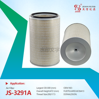 JS-3291AB Original Air Filter Set AA02953 K3046 A660-SET2 AF26413 AF26414 for Delong X6 Truck Engines Heavy Duty Truck Parts