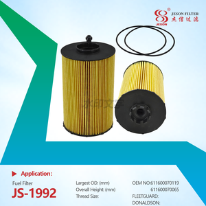 JS-1992 Heavy Duty Truck Oil Filter Compatible for Weichai Engine Diesel Auto Parts 611600070119 611600070065