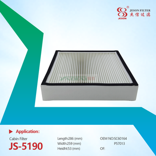 JS-5190 Supply High Quality Tractor Cab Air Element Filter P57013 SC60164
