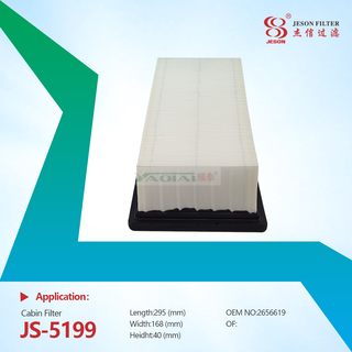 JS-5199 Factory Wholesale Cabin Air Filter OEM Quality Truck Engine Parts Generator Compressor Air Filter 2656619 PA5774 265-6619 P637259