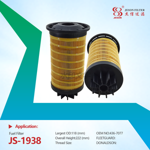 JS-1938 436-7077 Water Separator Excavator Diesel Engine Fuel Filter Element 4367077 436-7077