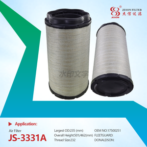 JS-3331AB Factory Supplies air Filters 17500292 17500251 17500253 Construction Machinery Parts Excavator Accessories