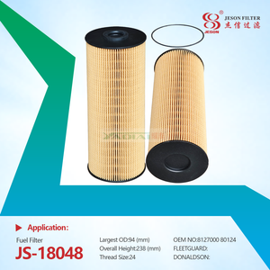 JS-18048 Hot Sale High Quality 812700080124 Diesel Fuel Filter Accessories for Jiefang J6F Weichai WP17 Engine