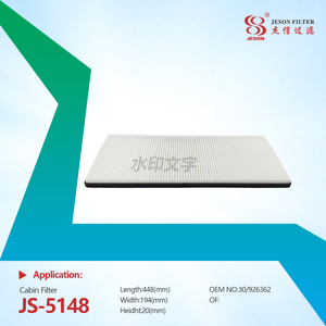 JS-5148 30/926362 China Made Excavator Parts Replacement Cab Air Filter 30/926362 332/F8191 SC 60055