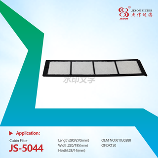 JS-5044 Excavator Parts K1030288 400402-00079 air Conditioning Filter Element Internal/External for Doosan Daewoo DX225-9 DX260 DX265