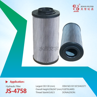 JS-4758 Hot Sale OEM Original Truck Hydraulic Return Oil Filter element SH63371 510669708 FILTER ELEMENT for Sale