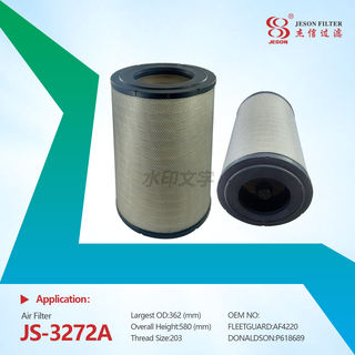 JS-3272AB Wholesale Heavy Truck Diesel Engine Air Filter HXE11090 HXE11091 48064114 48064117 AF4220 P618689 Agricultural Machinery Parts for John Deere