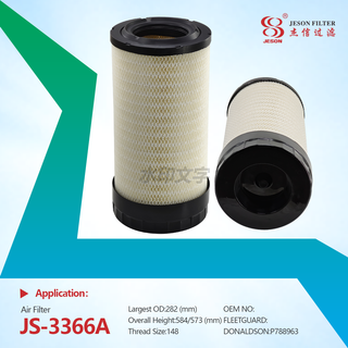 JS-3366AB Factory Supply High Quality Air Filter for Tractor Excavator Diesel Engines Parts P788963 SA16796