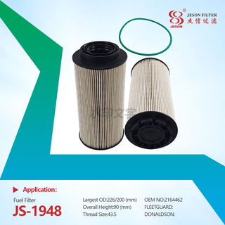 JS-1948 Manufacturer Heavy Duty Trucks Engine Fuel Filter Element 2133095 2164462 1852005