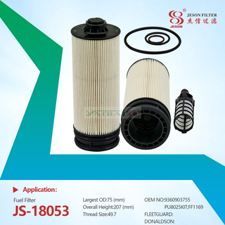 JS-18053 Fuel Filter A9360903855 A9360903755 9360903855 9360903755 PU834/2x PU30/1 KX403KIT 9360900451 A936092001 Machinery Engine Part