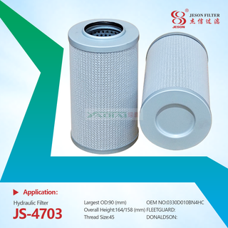 JS-4703 Industrial Filtration Equipment Hydraulic Oil Filter Element 0330D010BN4HC Lubricating Oil Impurity Removal High-Pressure Filter