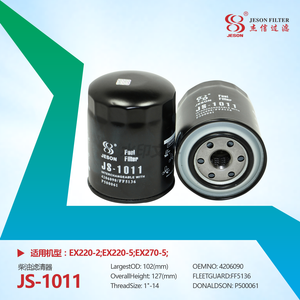 Fuel Filter JS-1011 4206090 FF104 P550104 KS573C BF948 FC-1303 154711 138627 1267674 23401-1190 23401-1371 23401-1372 23401-1400 6684-71-8600 86.77940.0377 9Y-4401
