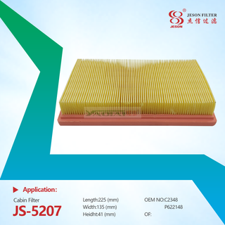 JS-5207 Engine Panel Air Filter 12850394 C2348 SA17099 P622148 PA7831
