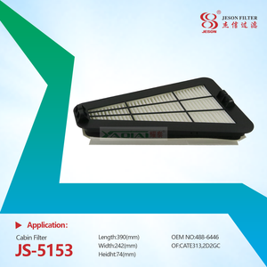 JS-5153 High Performance Cabin Filter Engine 624-1571 Cabin Cleaner 6241571 488-6446 Cabin Filter Manufacturer 4886446 FCA-2600
