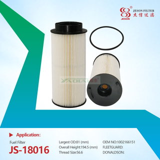 JS-18016 Hot Sale High Quality Weichai Engine Truck Diesel Fuel Air Filter New Condition 1002166151 1002166148 Icon Similarities