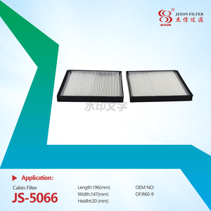 JS-5066 97133-4f000 SC 80066 Auto Parts Air Cabin Filter for Hyundai Porter