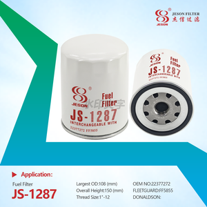 YAOTAI China Manufacturers Supply Truck Diesel Engine Oil Filter Spin-On Fuel Filter FF5855 3888460 22377272 for Diesel Engine