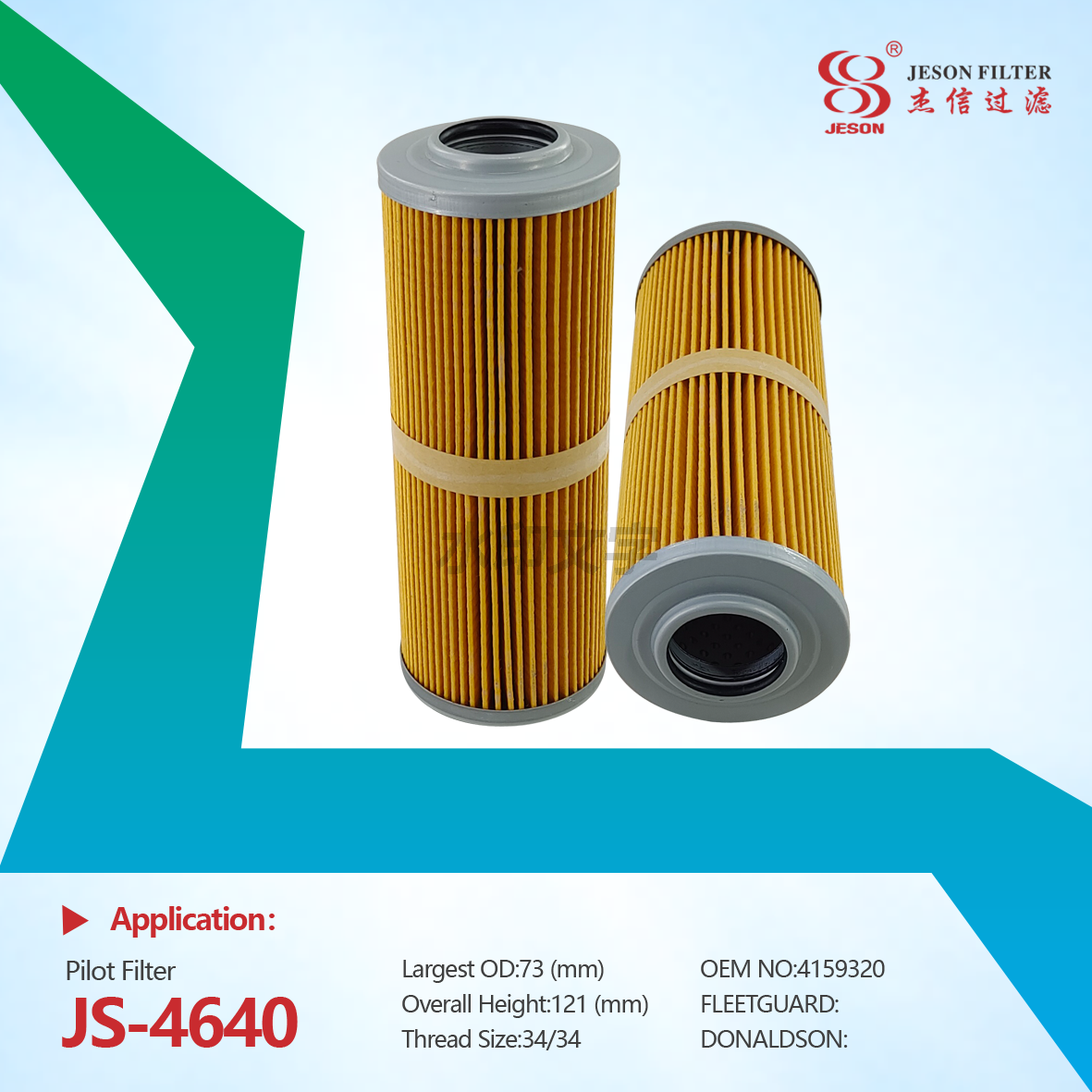 JS-4640 EX1800-2 EX3500 Excavator Accessories 3021593 315041 4121277 L315041 Hydraulic Filter HF7918 HF7920 P551245