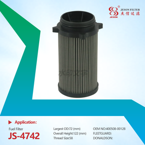 JS-4741 Oil Filter 400508-00128 for Doosan Diesel Engine Spare Parts Construction Machinery for Excavator Repair Doosan Parts