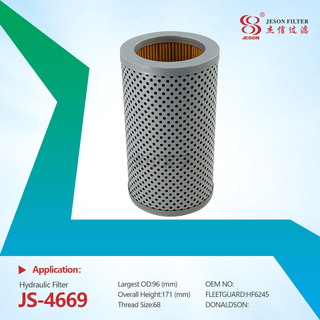 JS-4669 High Quality Factory Price Hydraulic Oil Filter For Tractor Diesel Engines Spare Parts HF6245